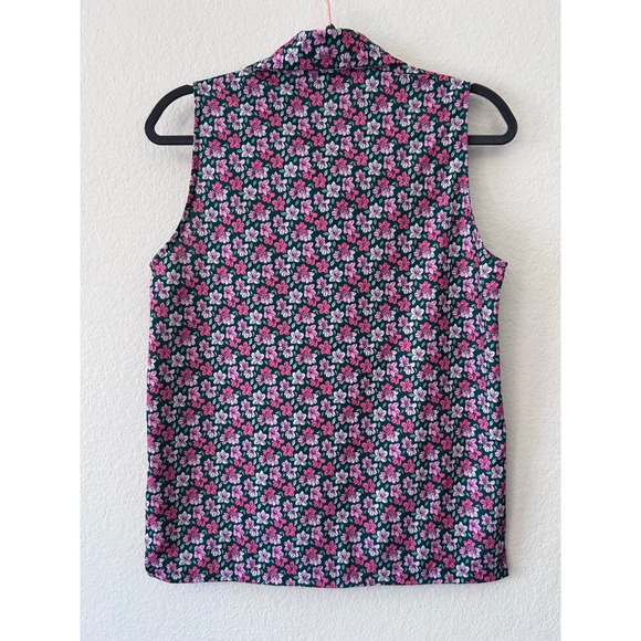 Kenny Flowers Azaleas Colorful and Floral Sleeveless Golf Tennis Pickleball SZ M - Picture 5 of 8